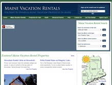 Tablet Screenshot of maine-rentals.com